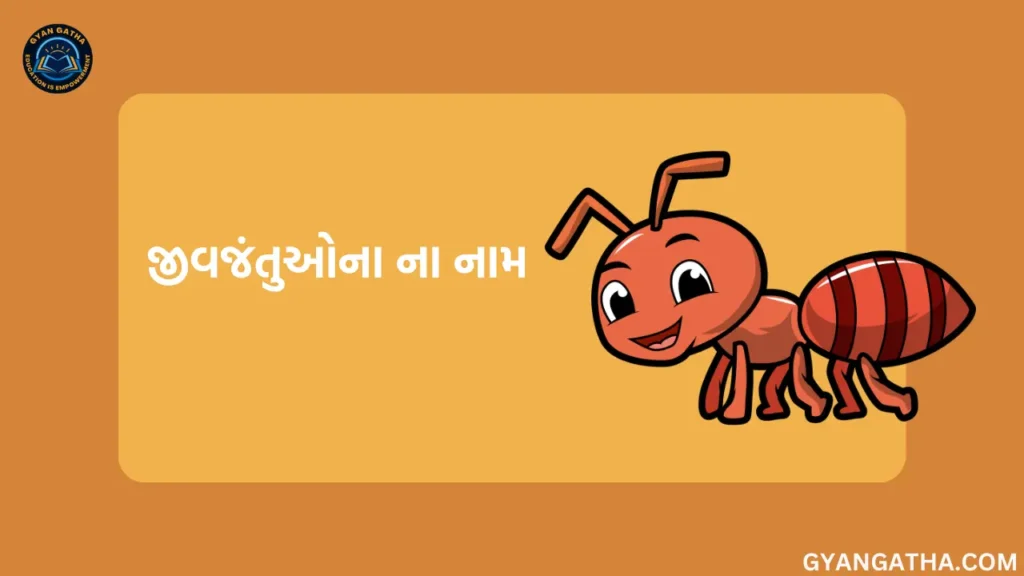 જીવજંતુઓના ના નામ