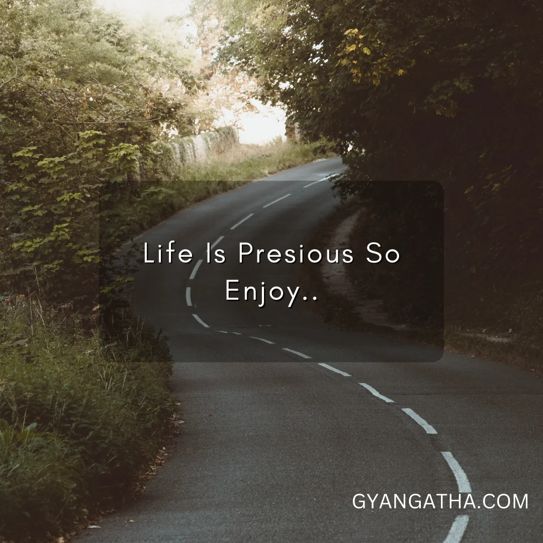 Life Is Presious So Enjoy..