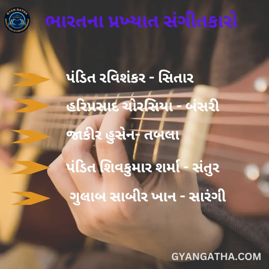 ભારતના પ્રખ્યાત સંગીતકારો
