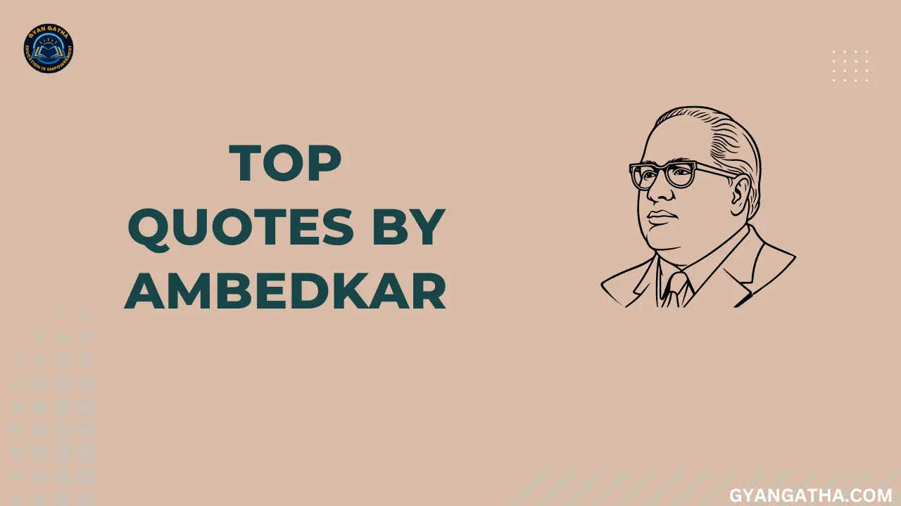 Quotes by Ambedkar