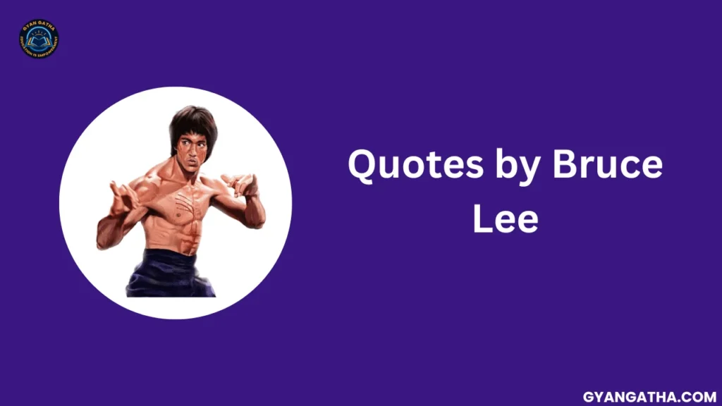 Quotes by Bruce Lee