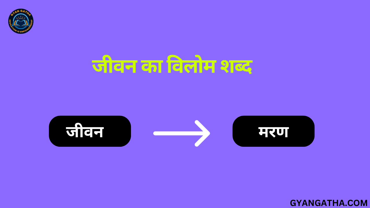 जीवन का विलोम शब्द