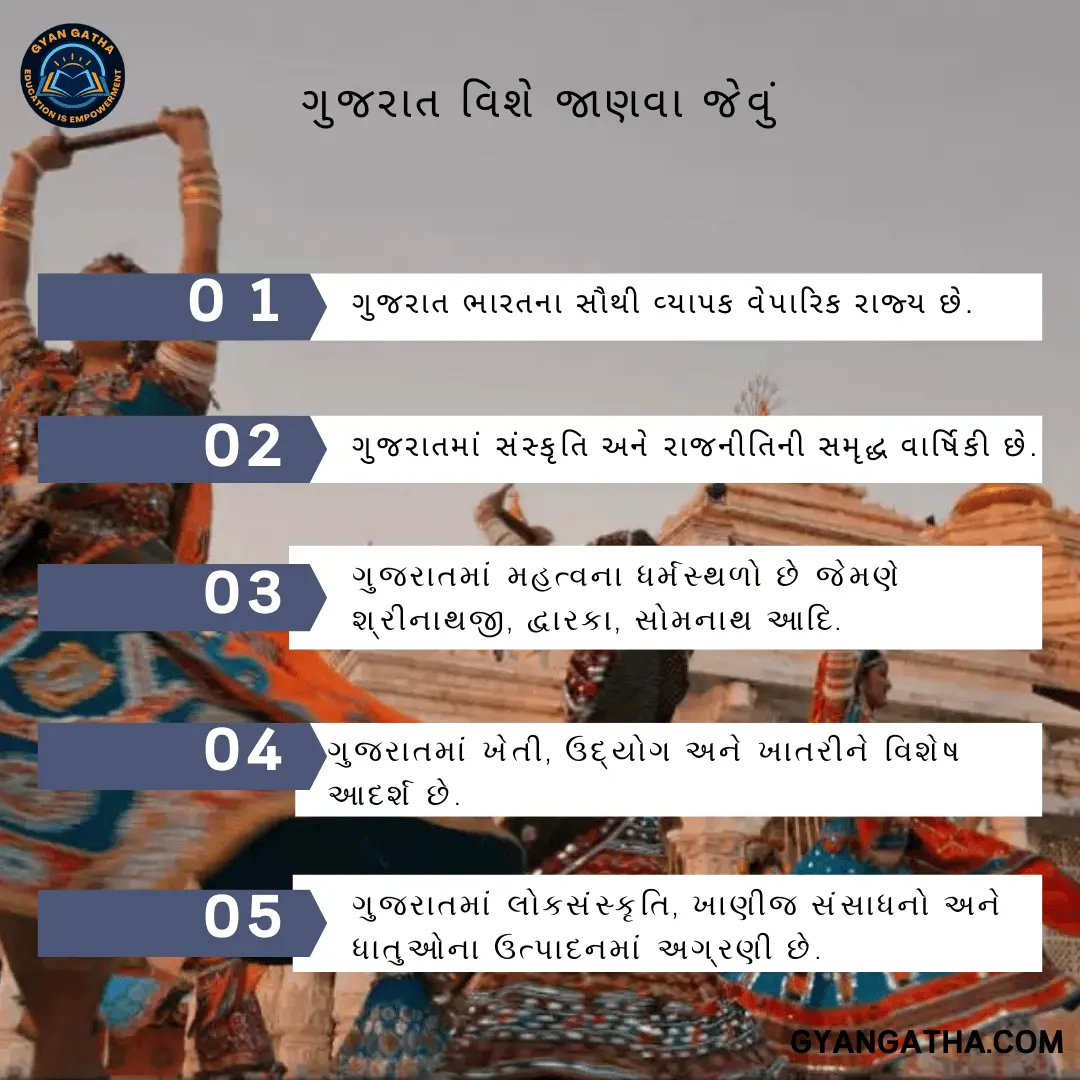 ગુજરાત વિશે જાણવા જેવું