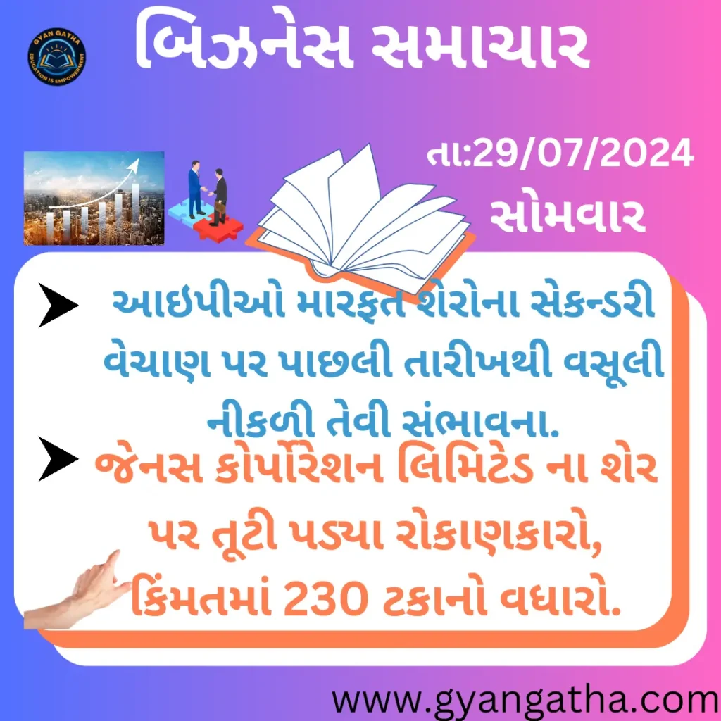 આજના સમાચાર