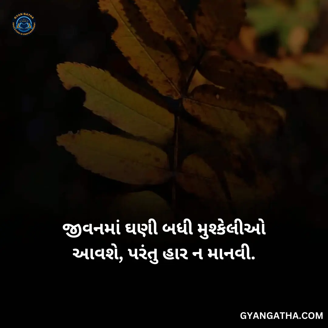 જીવનમાં ઘણી બધી મુશ્કેલીઓ આવશે, પરંતુ હાર ન માનવી