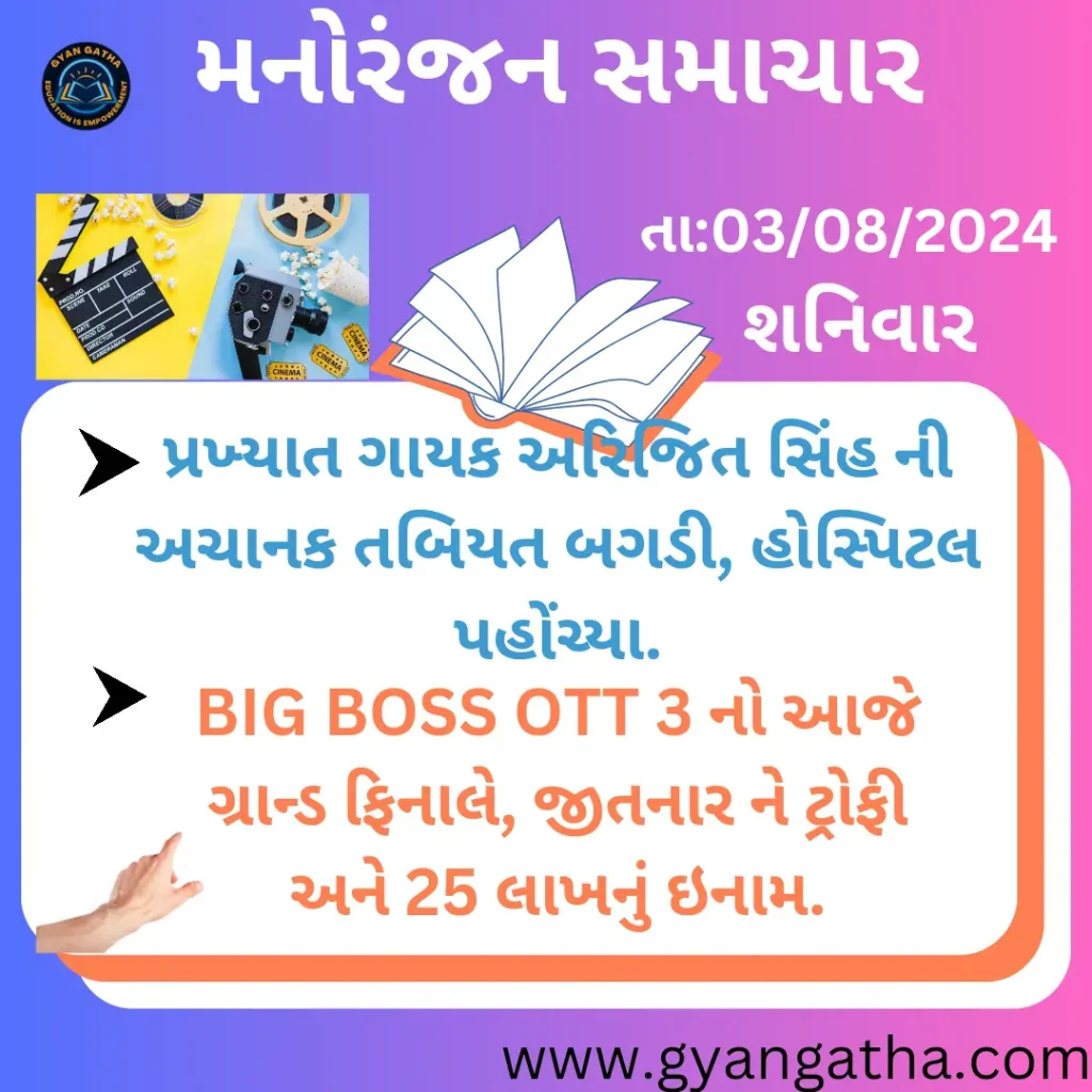 આજના સમાચાર