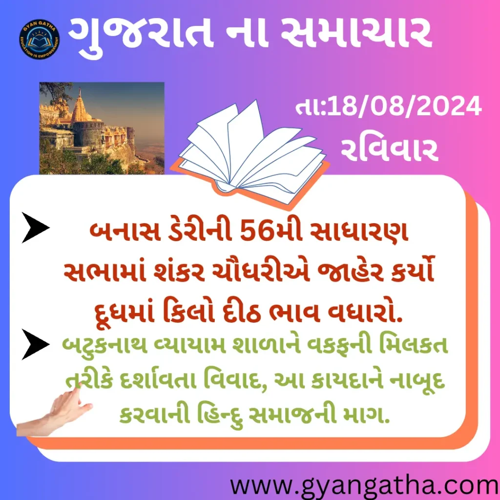 આજના સમાચાર