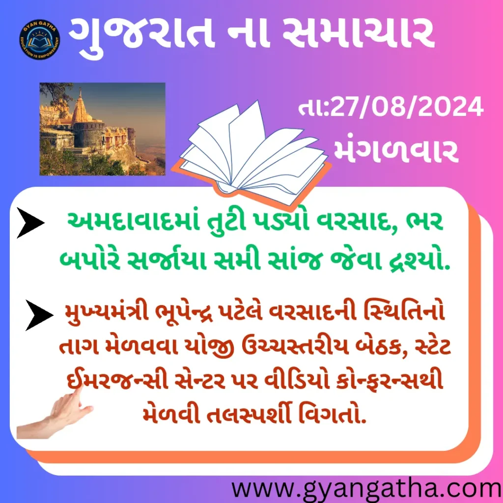 આજના સમાચાર