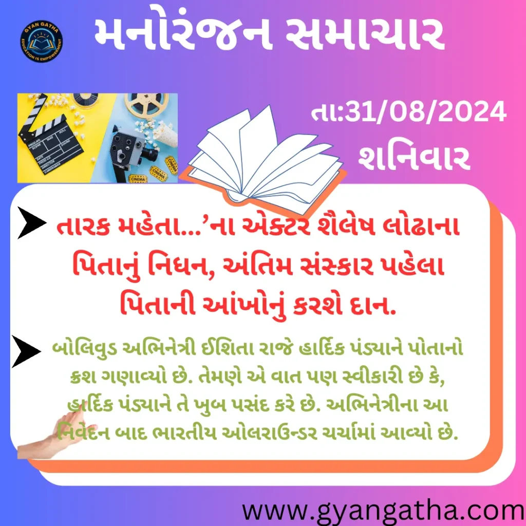 આજના સમાચાર