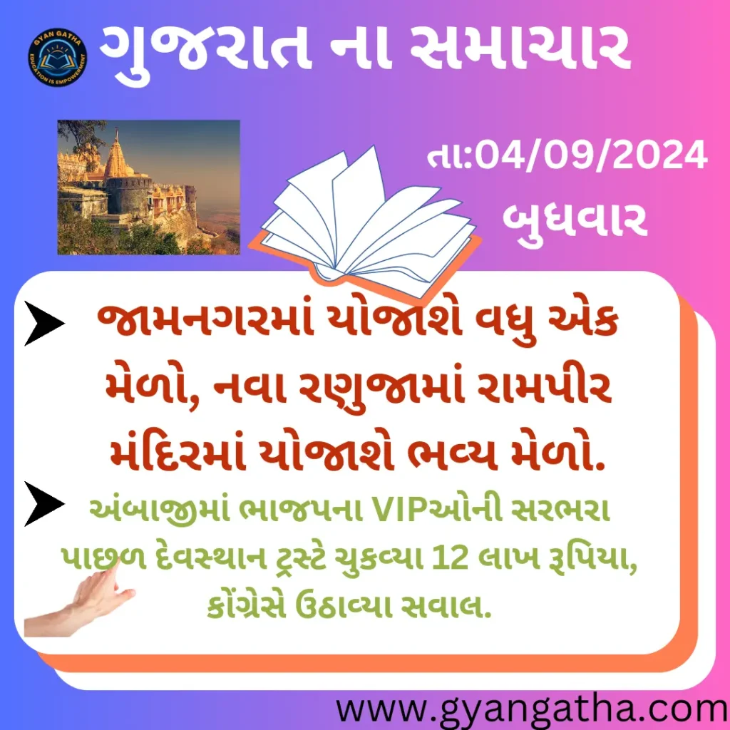 આજના સમાચાર