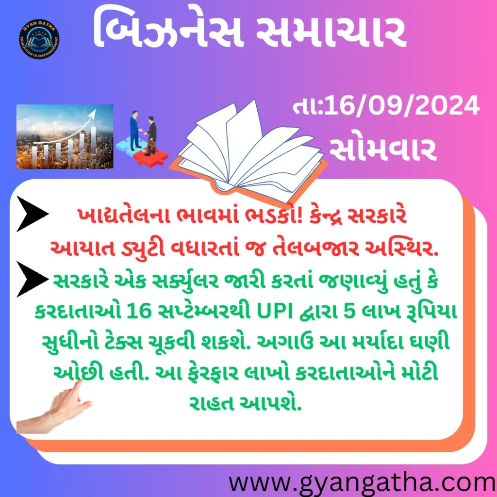 આજના સમાચાર