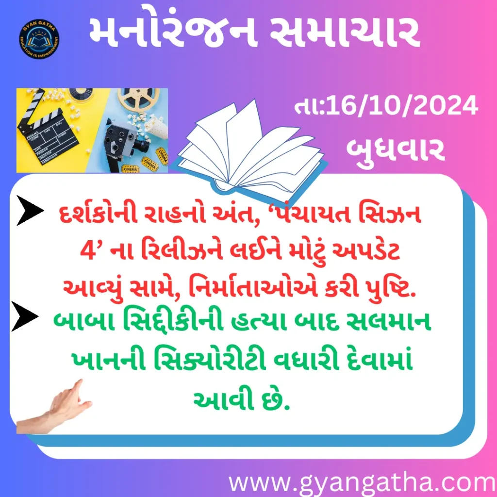 આજના સમાચાર