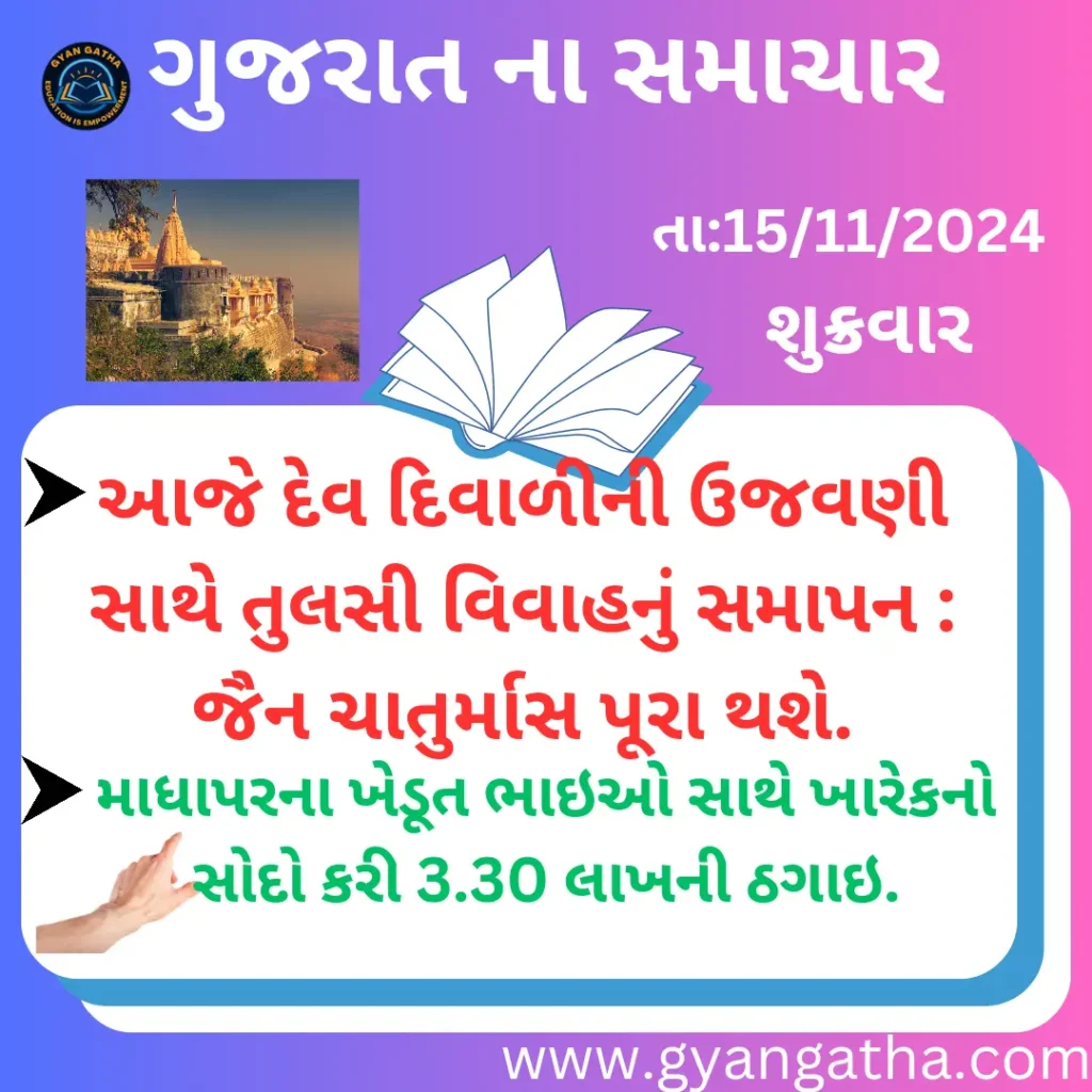 આજના સમાચાર