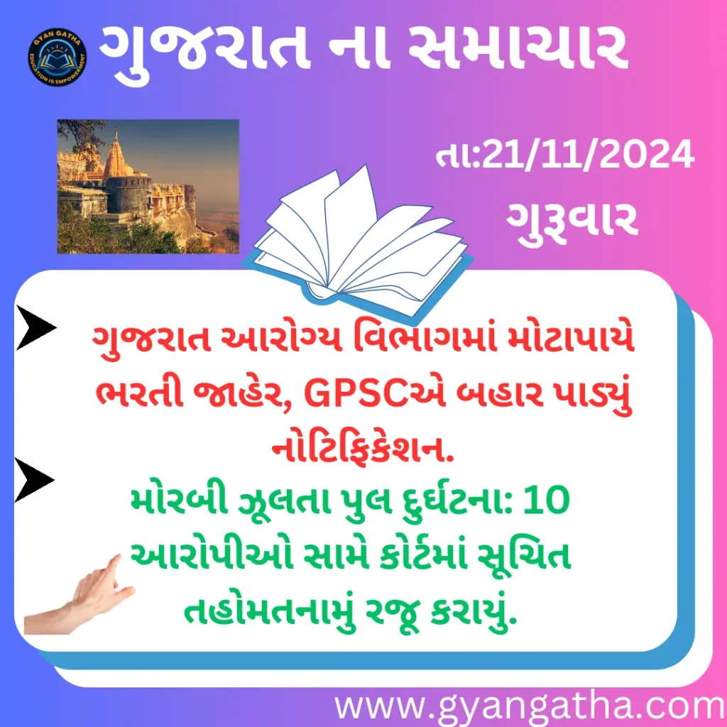 આજના સમાચાર