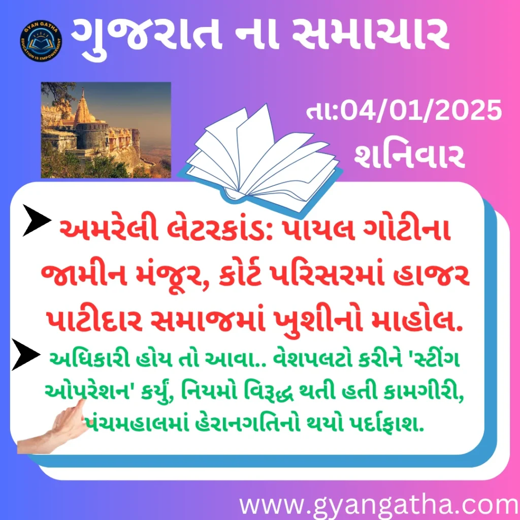 આજના સમાચાર