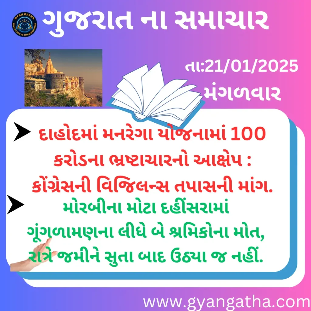 આજના સમાચાર