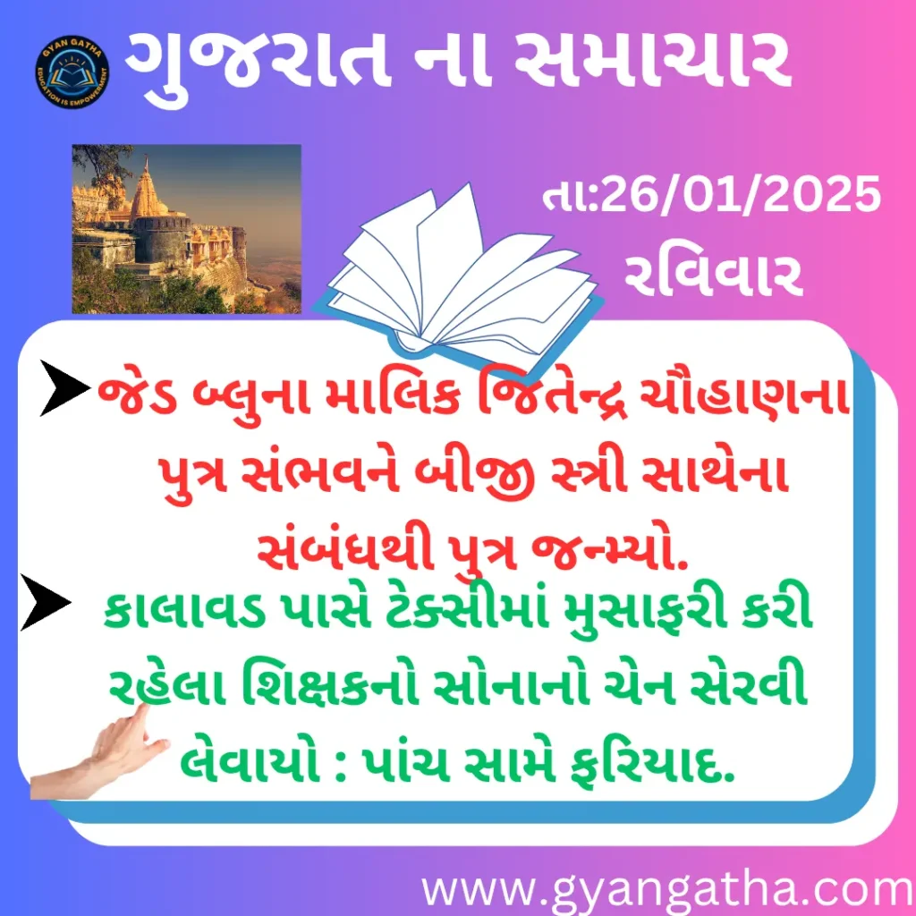 આજના સમાચાર