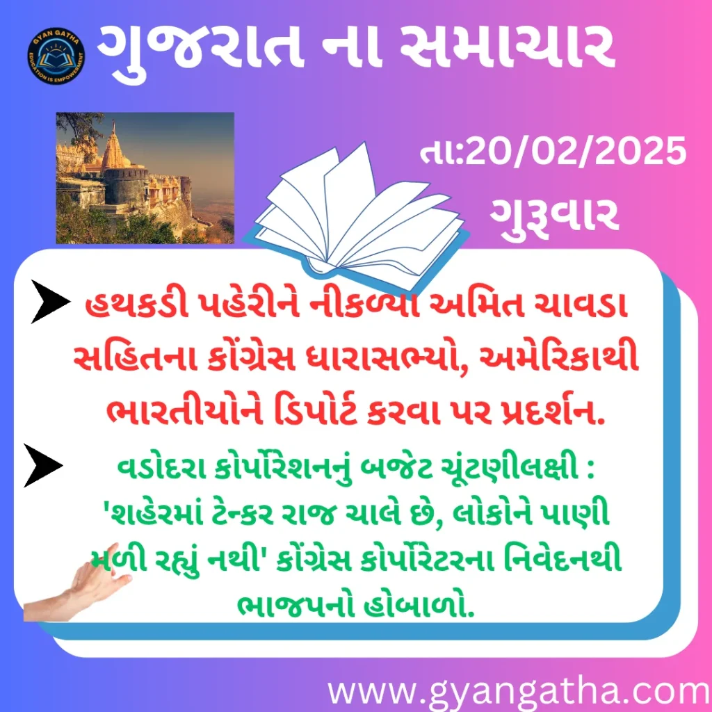 આજના સમાચાર